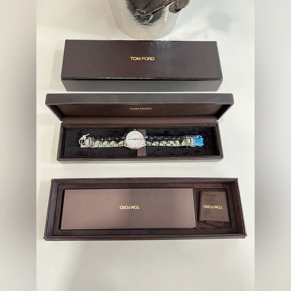 TOM FORD Stainless Steel No. 002 Watch 38mm